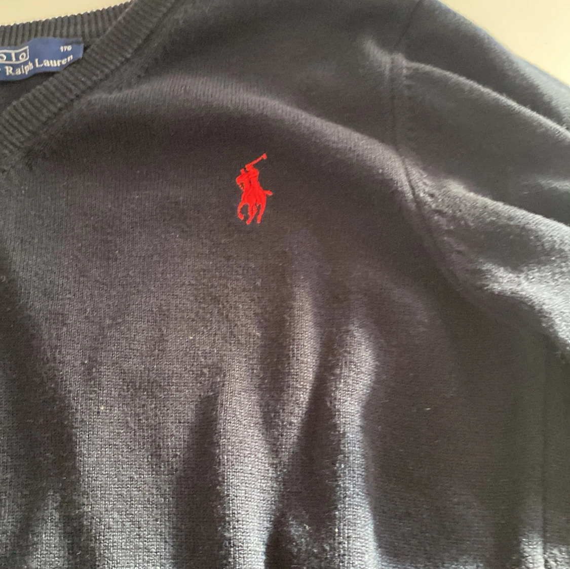Svart stickad tröja från Ralph Lauren - 1