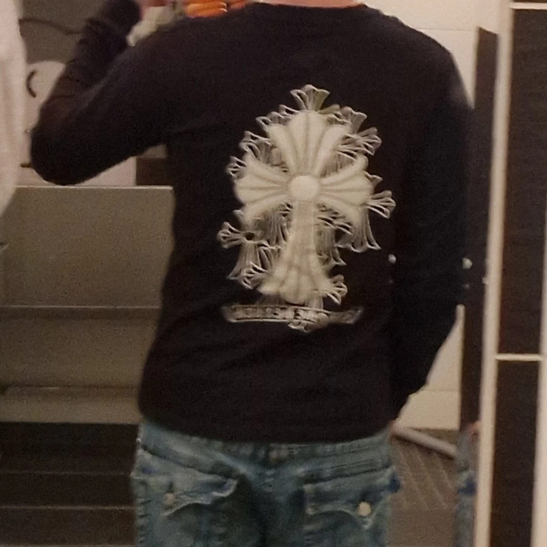 Svart långärmad tröja Chrome Hearts