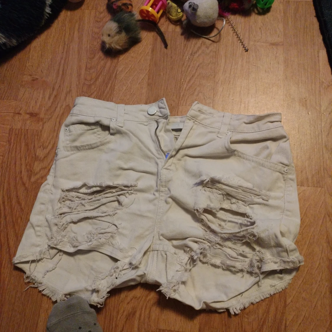 Vita ripped jeansshorts