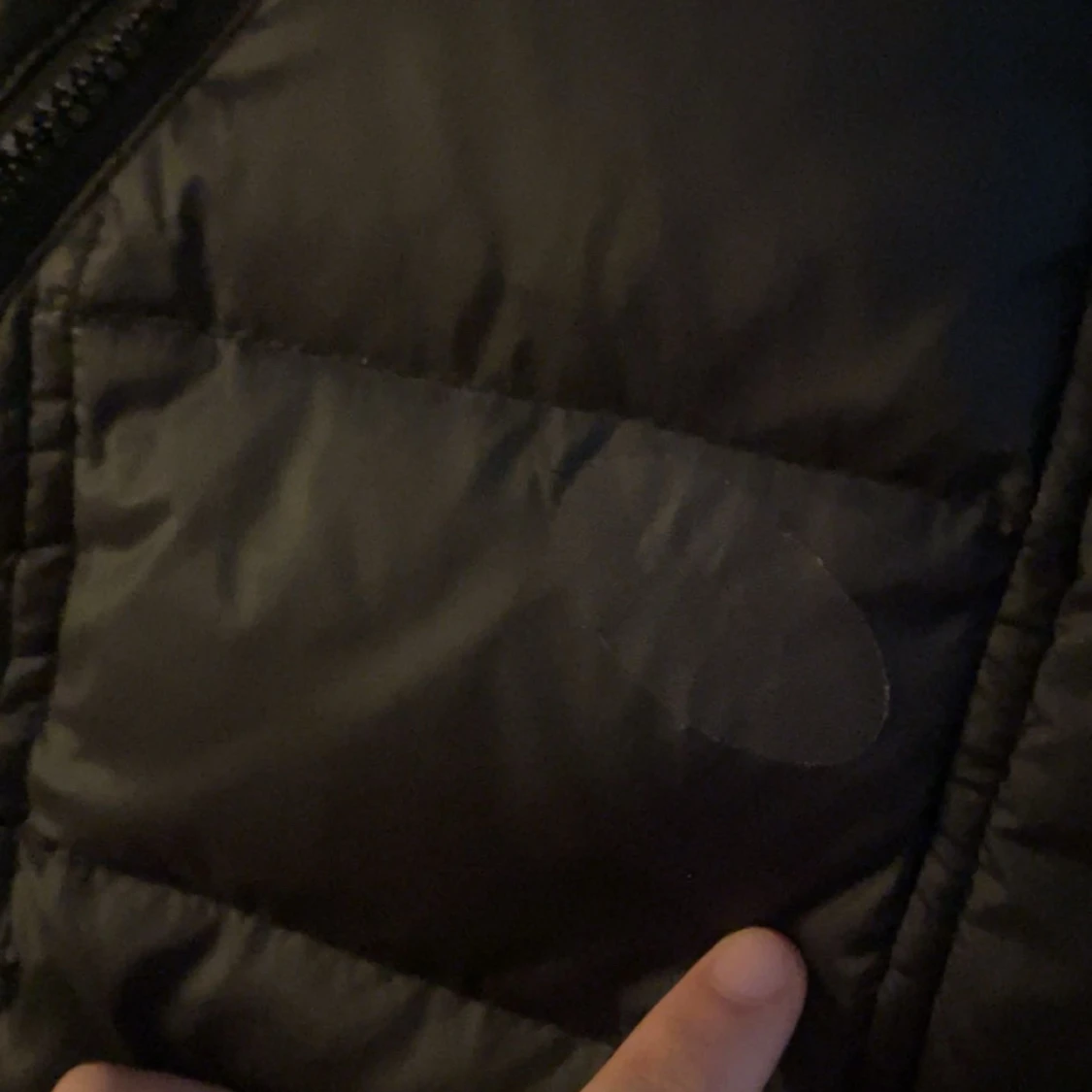 Svart Rockandblue pufferjacka med fuskpäls - 3