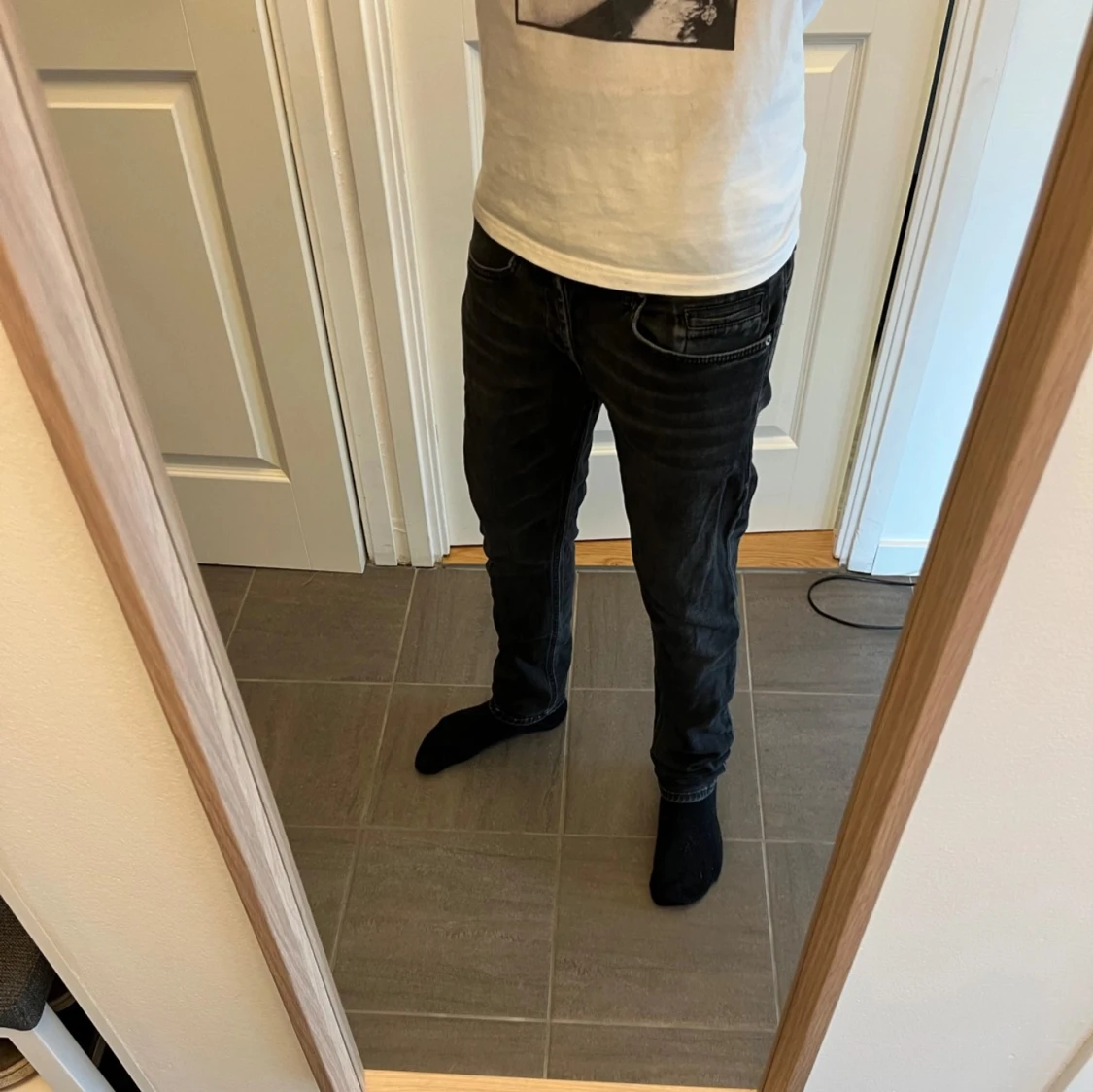 Svarta dondup jeans - 1