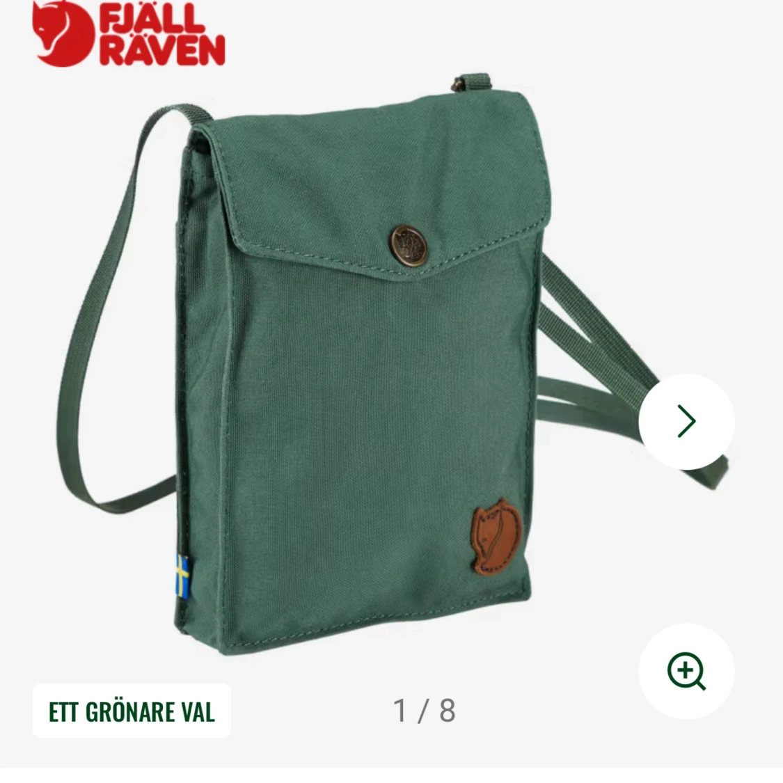 Grön axelväska från Fjällräven