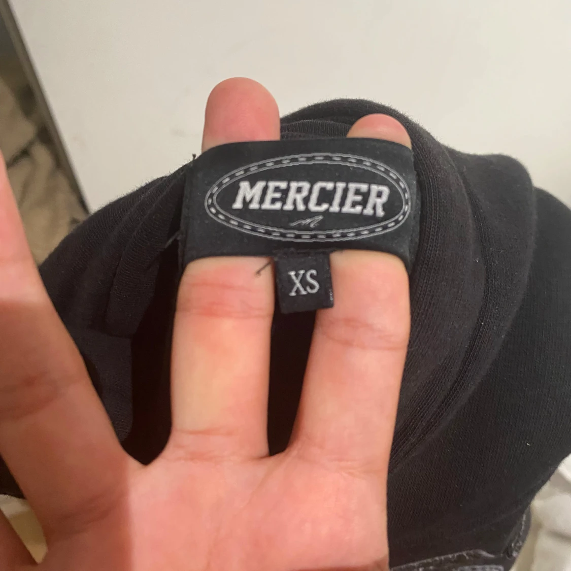 Svart hoodie från Mercier XS - 2