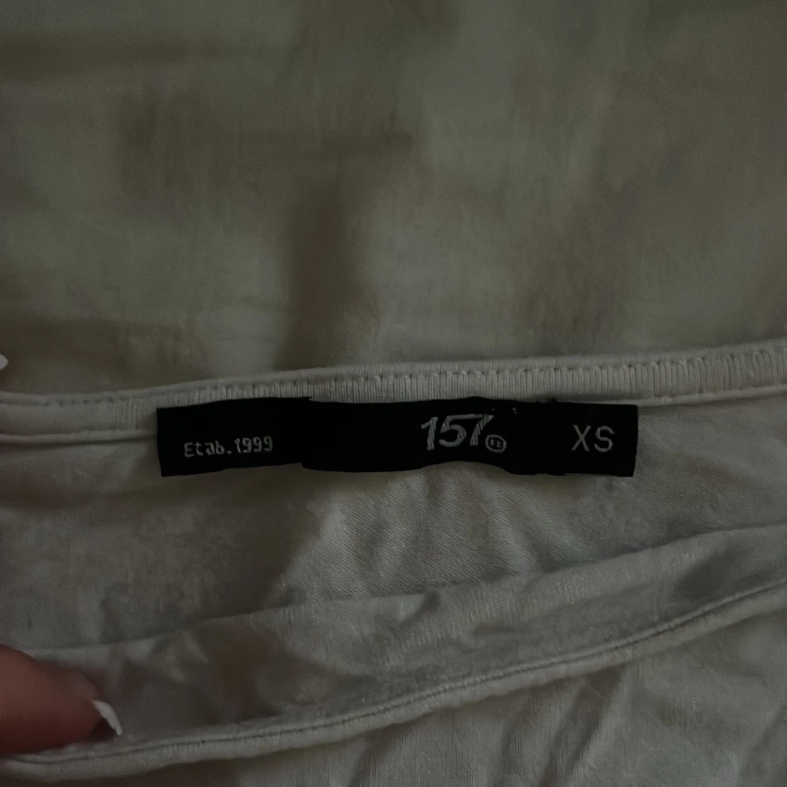 Vit långärmad topp från 157 - 1