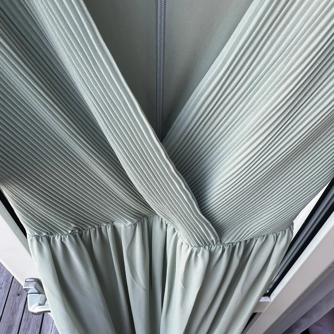 Ljusgrön långklänning - 3