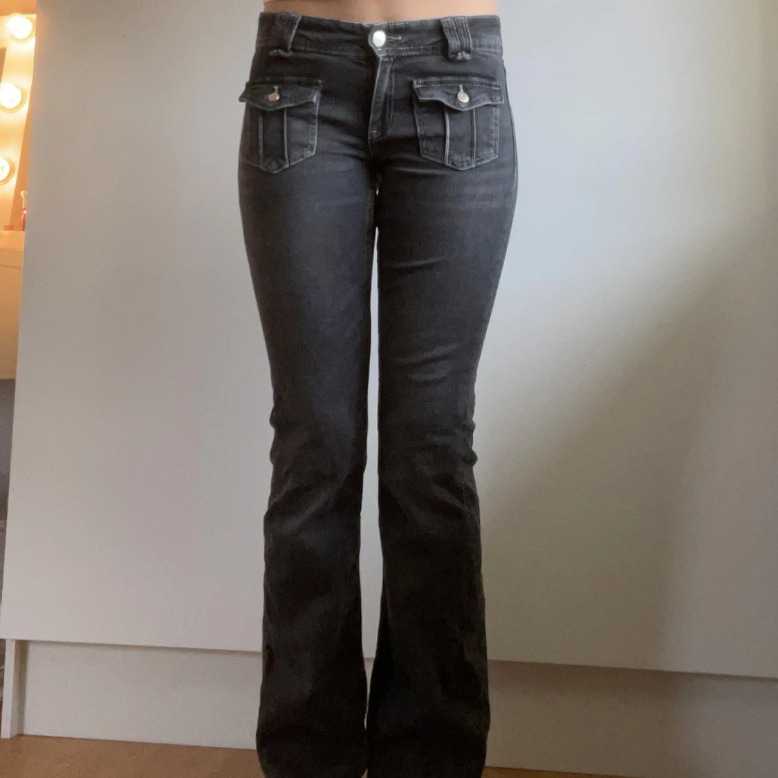Low waist bootcut jeans
