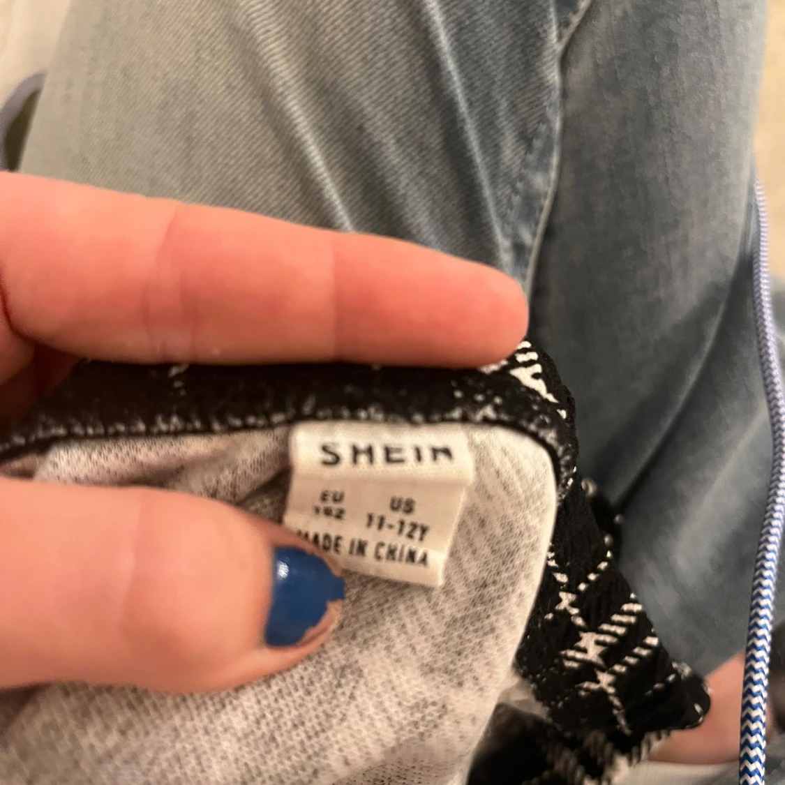 Svartvit rutig kjol från SHEIN - 2