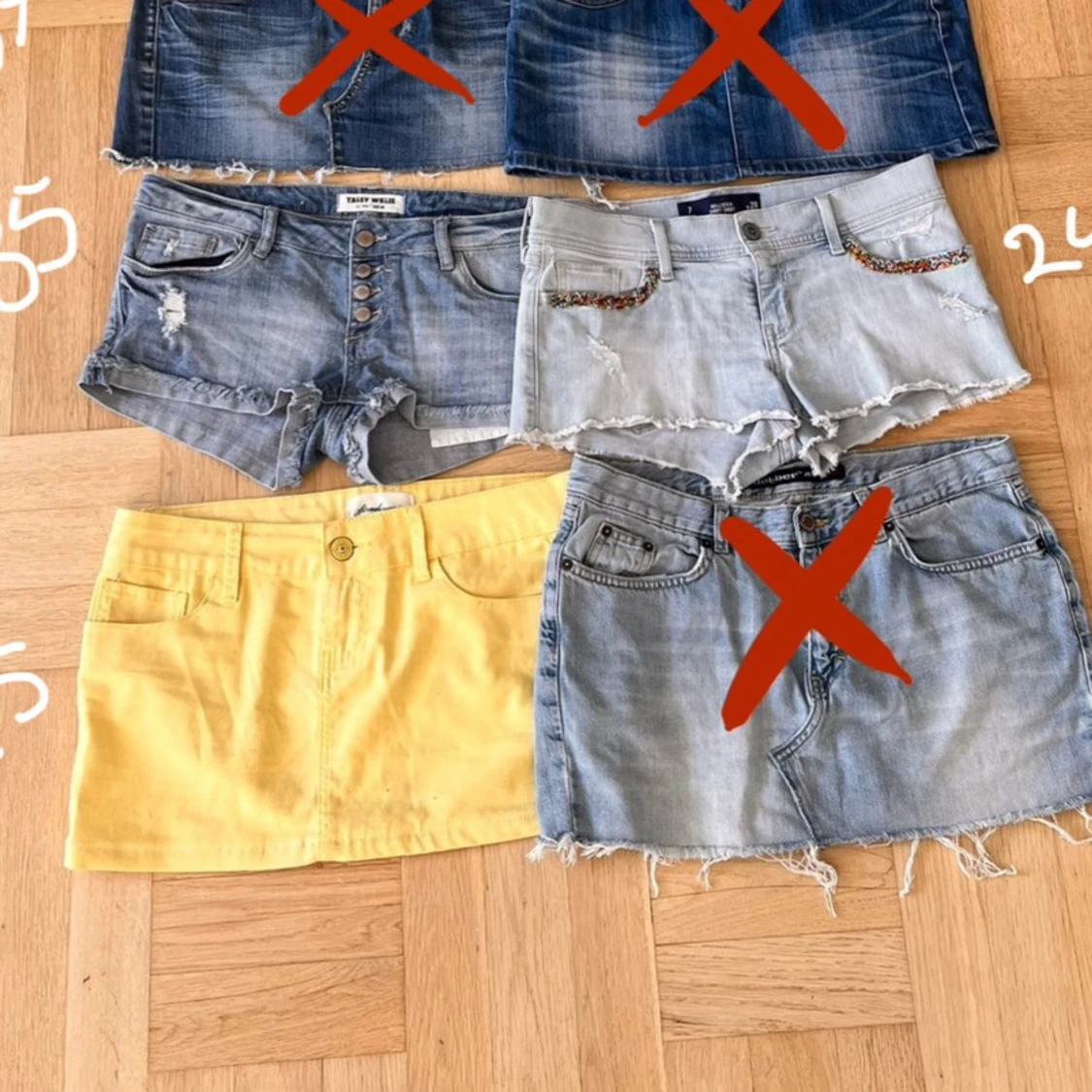 Lågmidjade shorts och kjolar 95-285kr