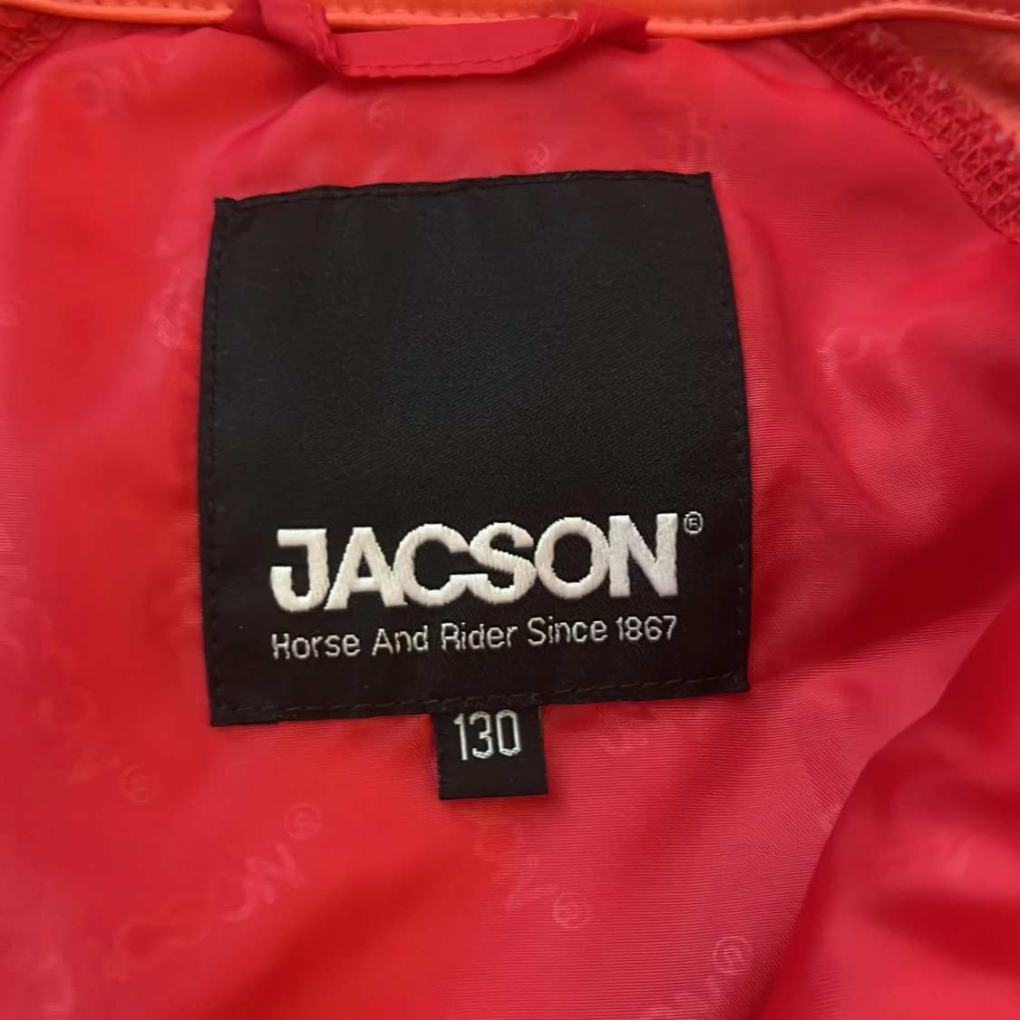 Röd quiltad jacka från Jacson - 2