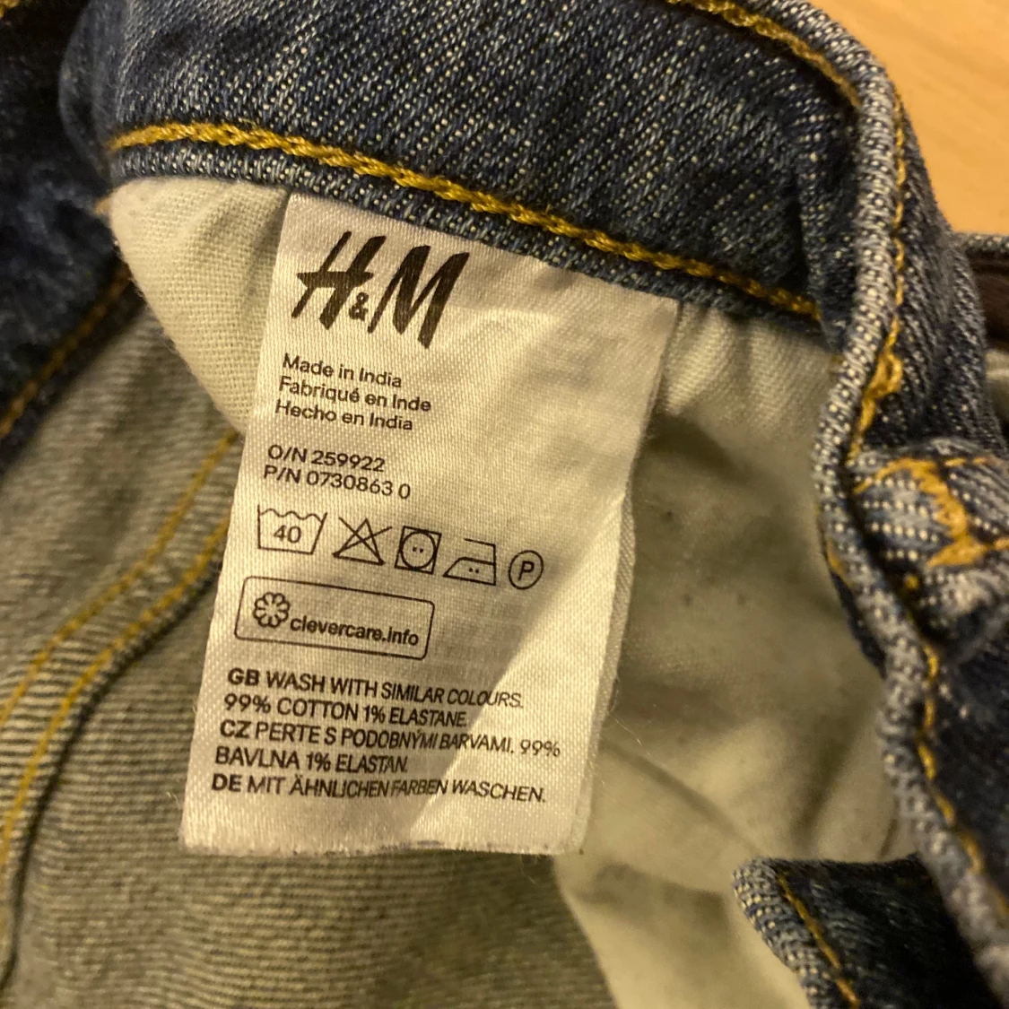 Blå jeans från HM, stl 29 - 4