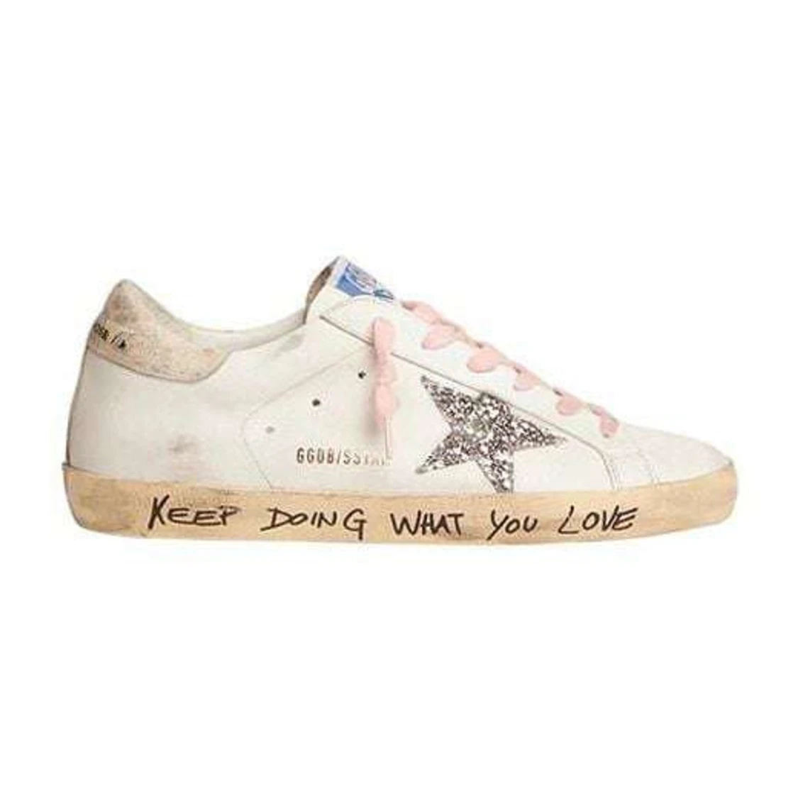 Golden Goose sneakers med glitterstjärna