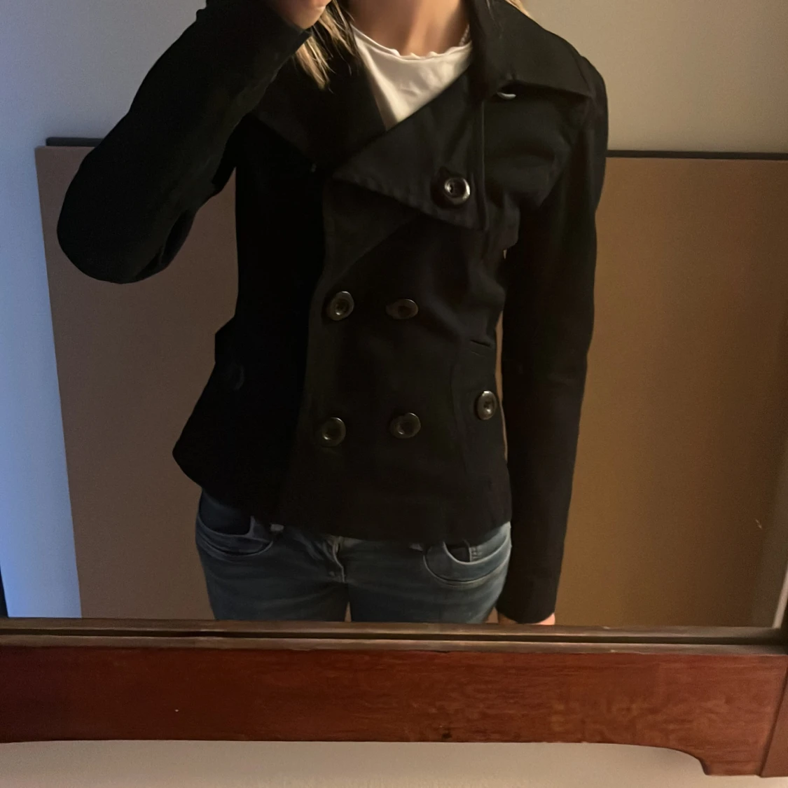 Svart skepparkavaj från H&M