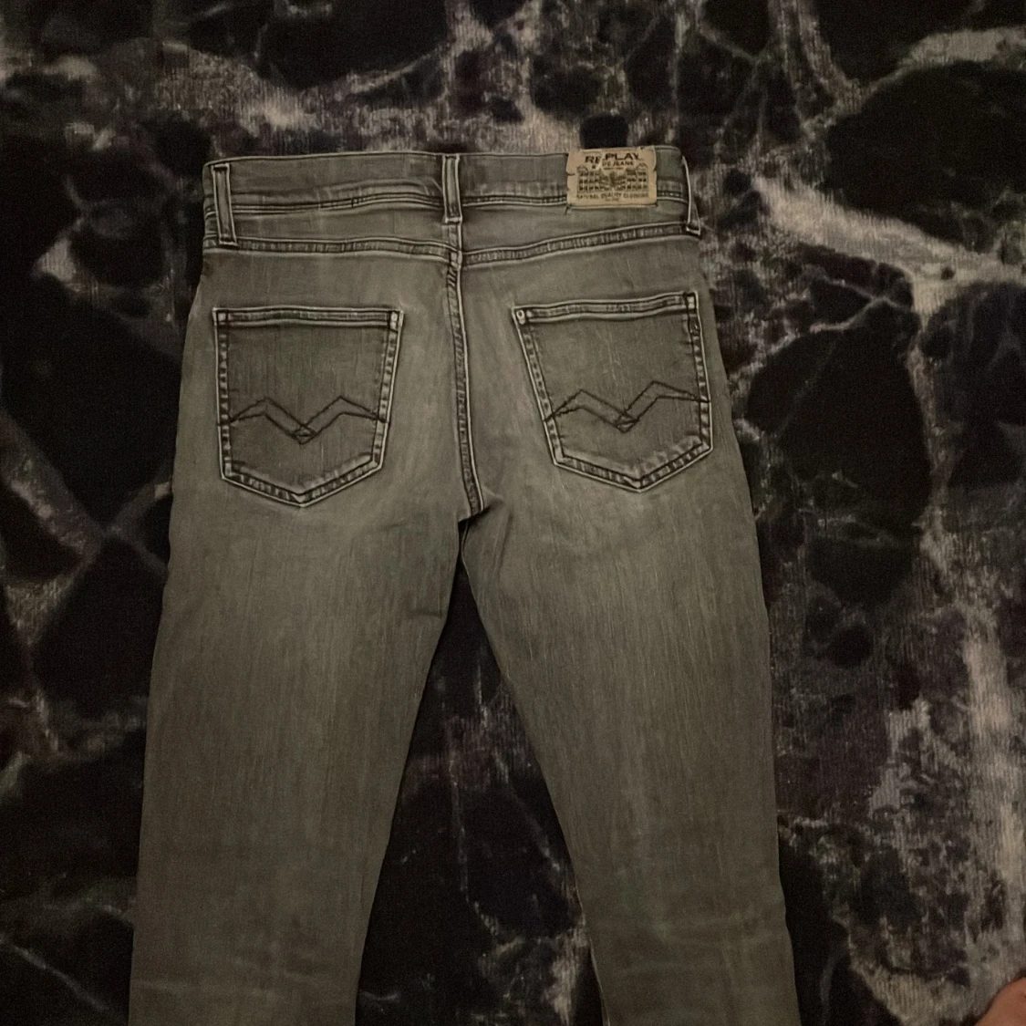 Replay grå slim fit jeans - 1