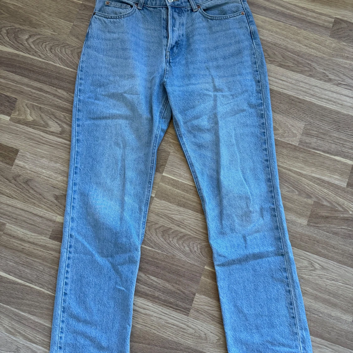 Blå raka jeans från H&M, strl 40