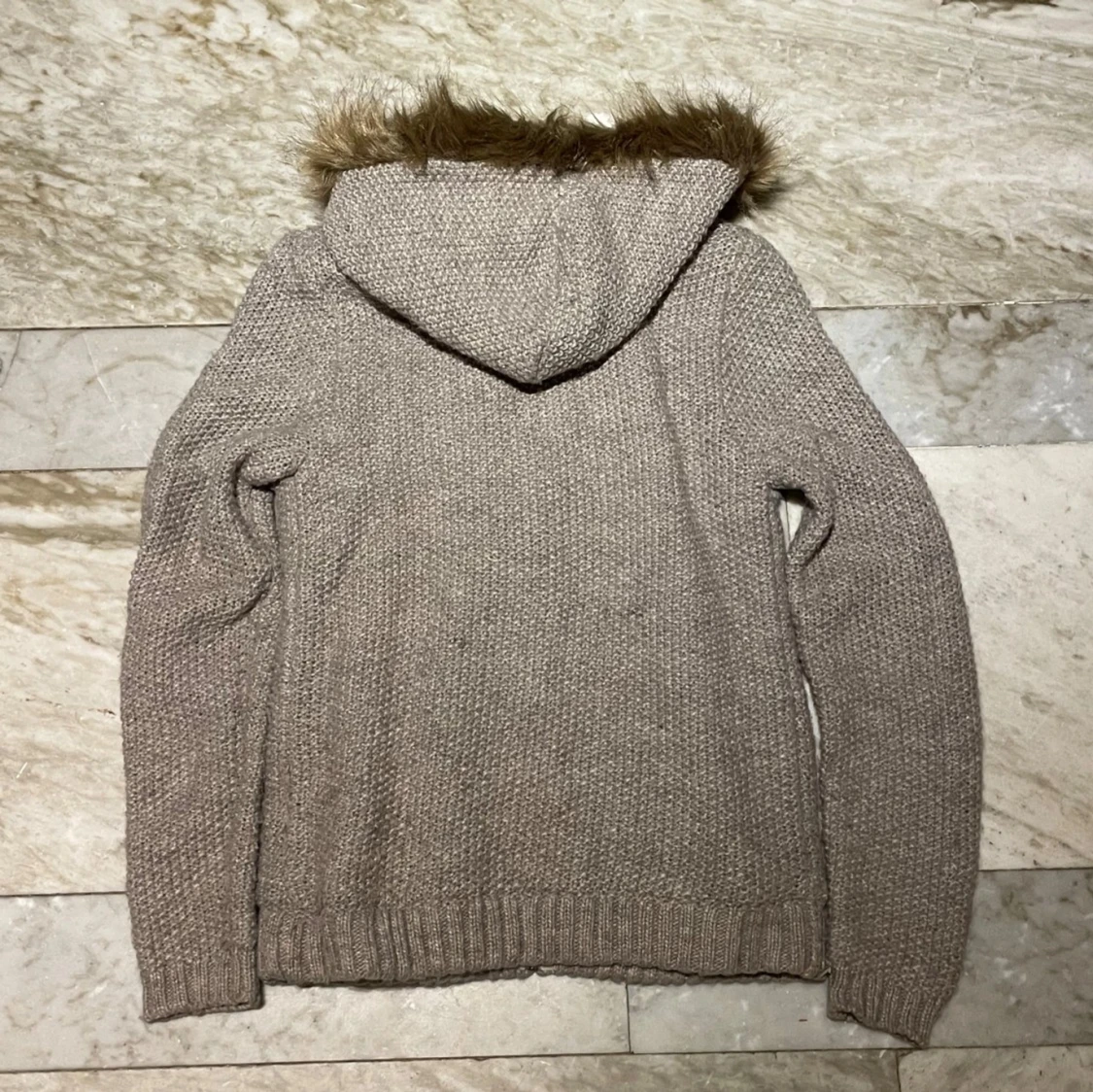 Cardigan med päls - 2