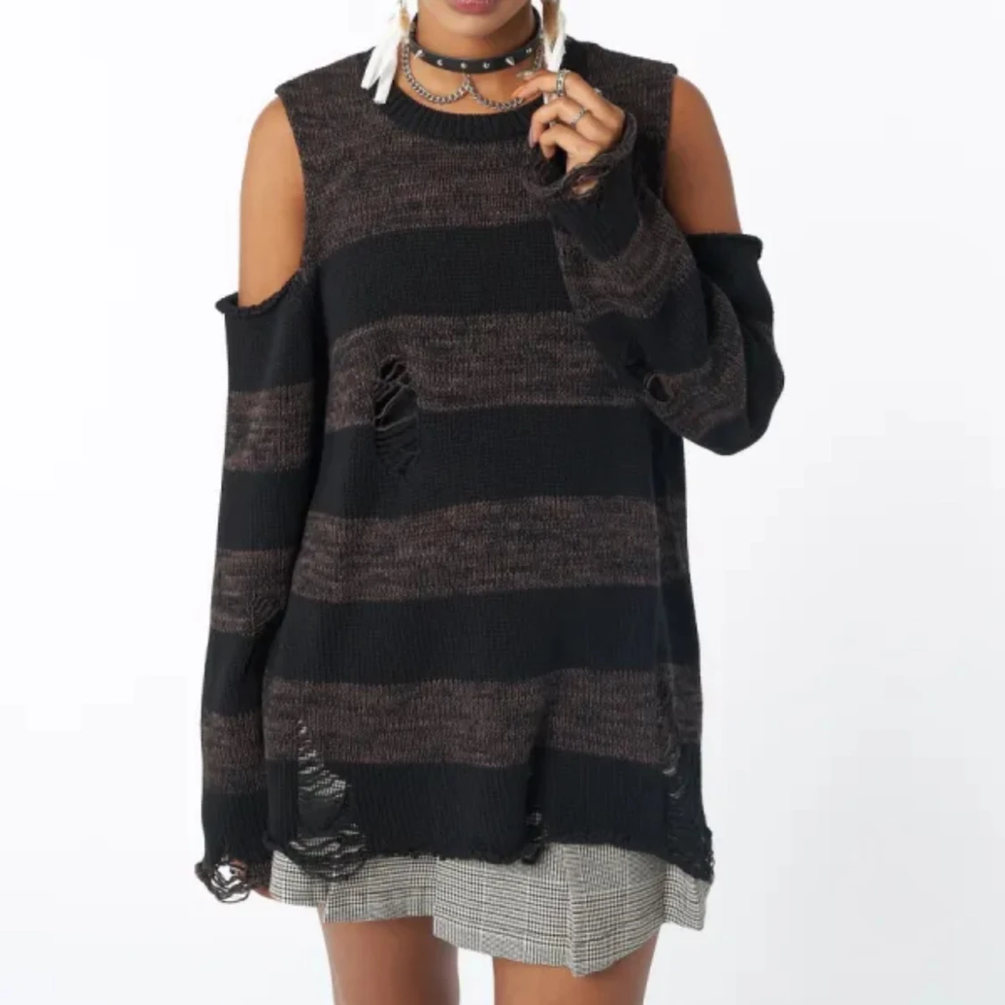 Stickad Tröja Från Minga London 🤍 - 3