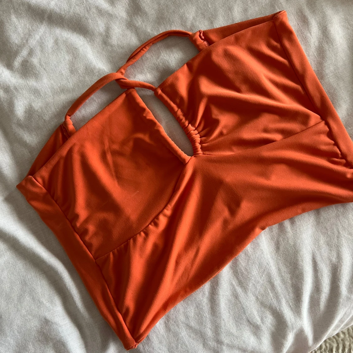 Orange somrig topp - 1