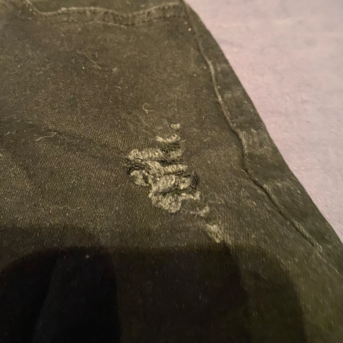 Svarta bootcut jeans - 3