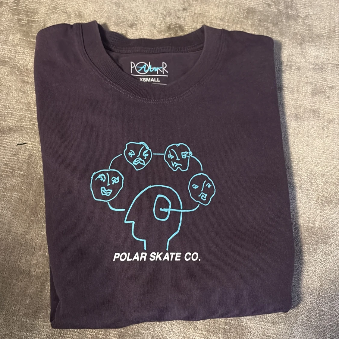 Svart t-shirt från Polar Skate Co.