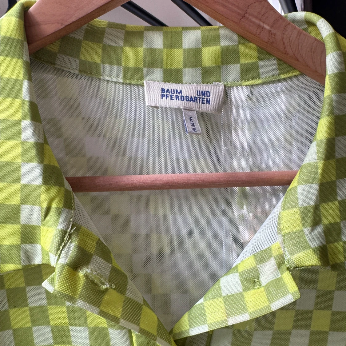 Grön rutig klänning Baum und Pferdgarten - 2