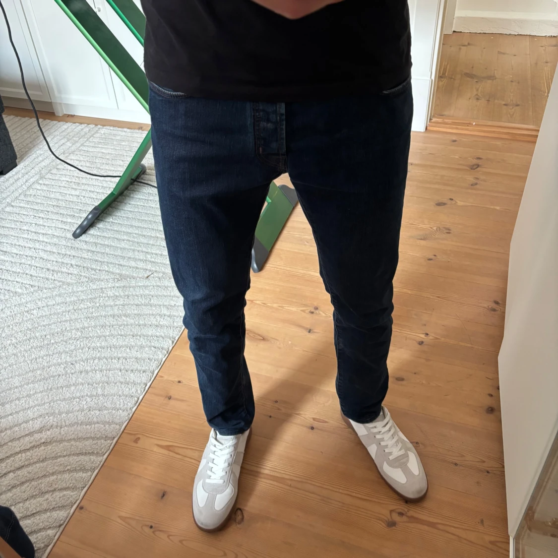 Jacob Cohen mörkblå jeans straight fit