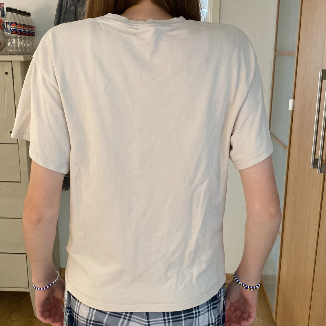 Beige t-shirt från Lindex - 1