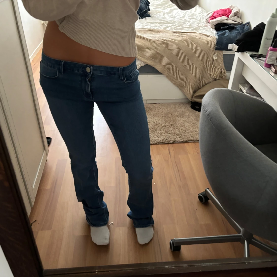 Lågmidjade jeans 