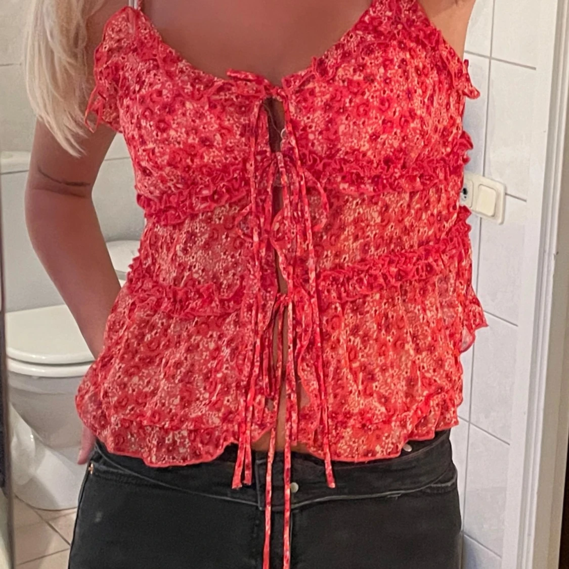 Rött sommarlinne - 1