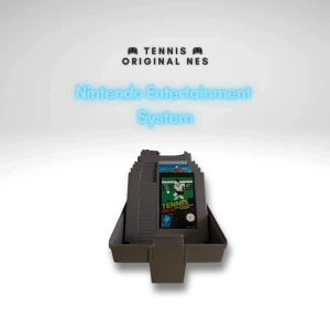 🎮 Tennis – Nintendo NES (Originalkassett) 🎮 - Säljer originalkassetten av Tennis till Nintendo 8-bit (NES). Klassisk sporttitel från Nintendo, perfekt för retrospelare och samlare som vill ha de tidiga NES-spelen i samlingen.  ✅ Originalkassett i bra skick (se bilden) ✅ Testad och fungerar utan problem ✅ EU-version ✅ Endast kassett, ingen box/manual
