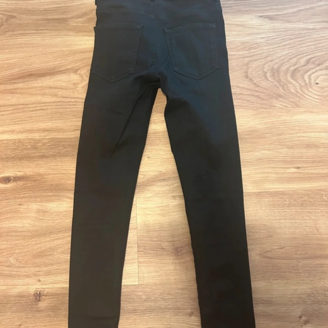 Svarta skinny jeans hög midja - 1