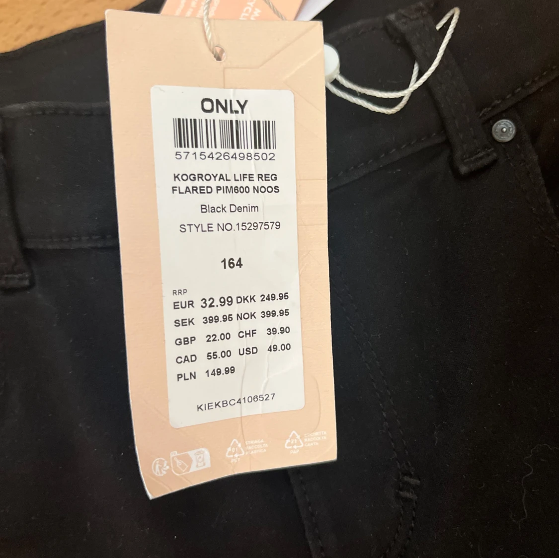 Svarta flared jeans från ONLY - 3