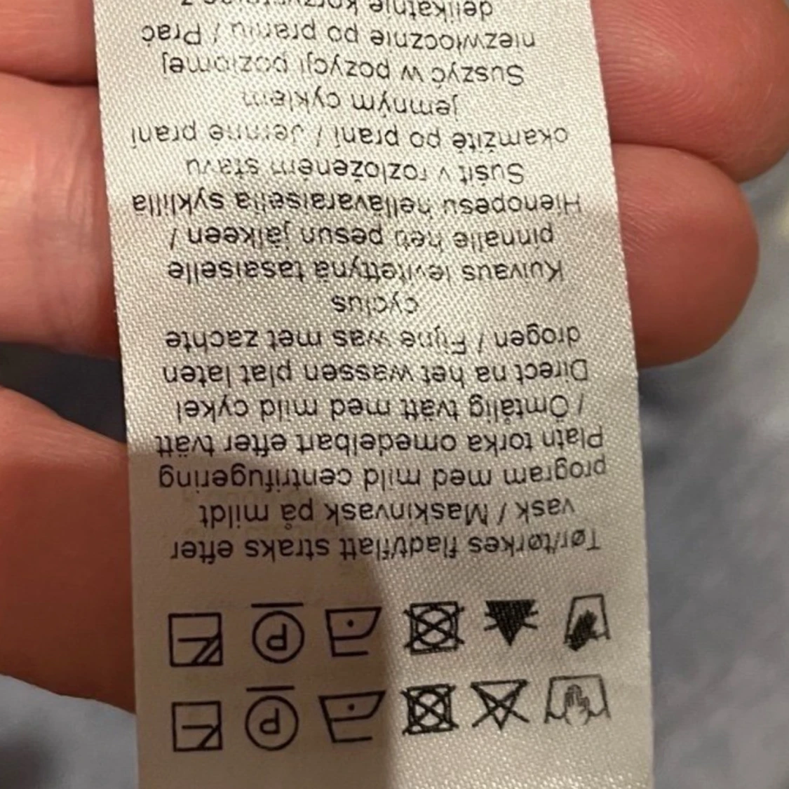 Himmelblå stickad tröja - 3