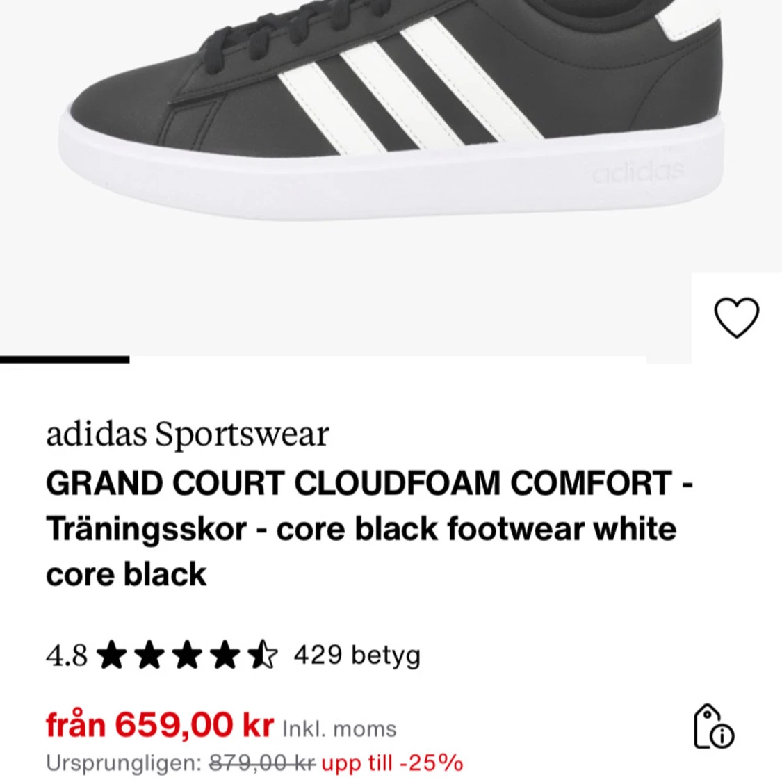 Svarta och vita sneakers från Adidas - 3