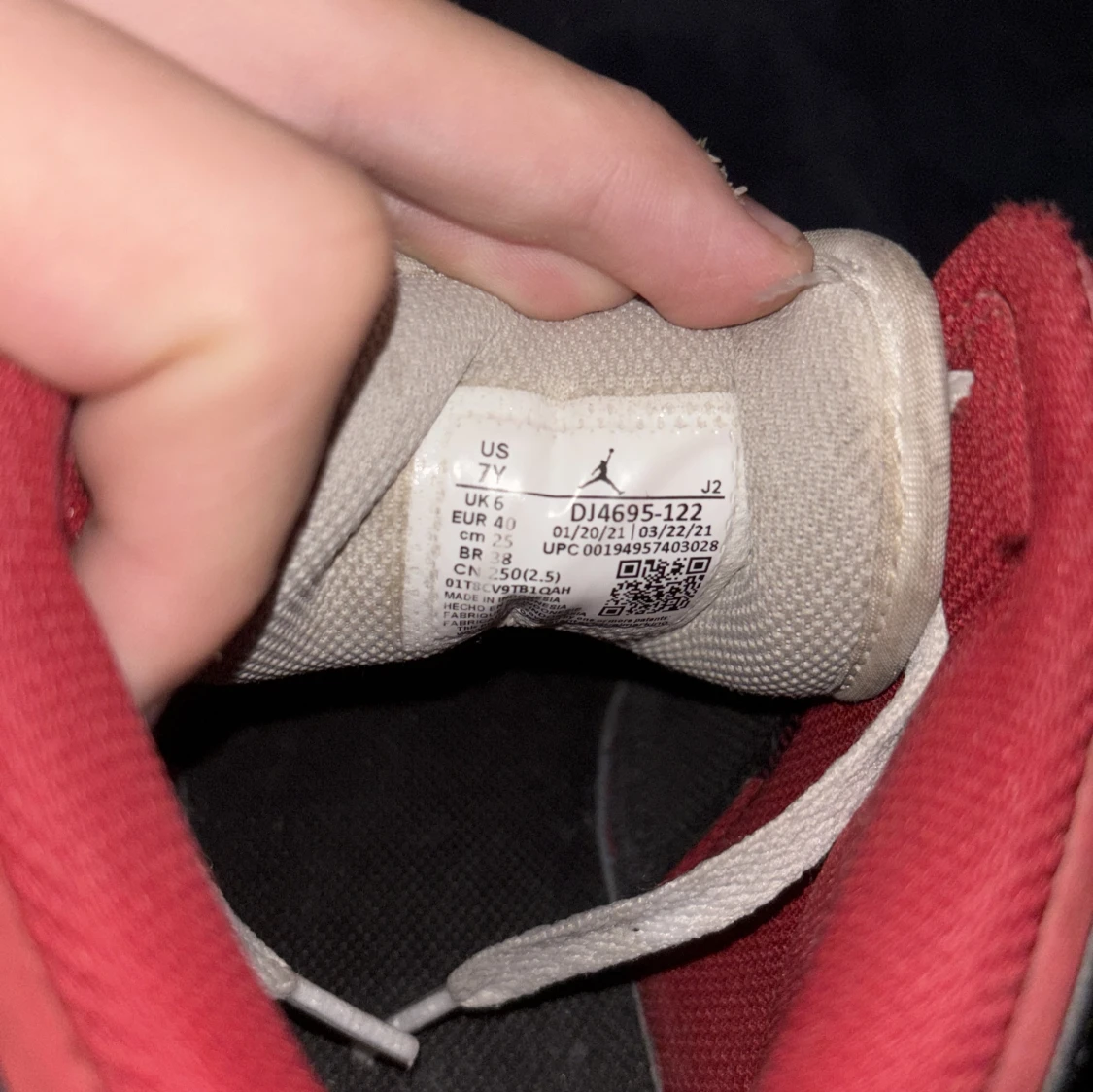 Nike Air Jordan 1 Mid Gym Red - 4