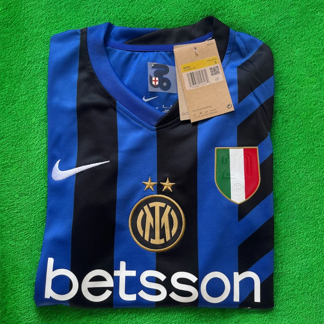 Inter Milan matchtröja Nike blå/svart - 2