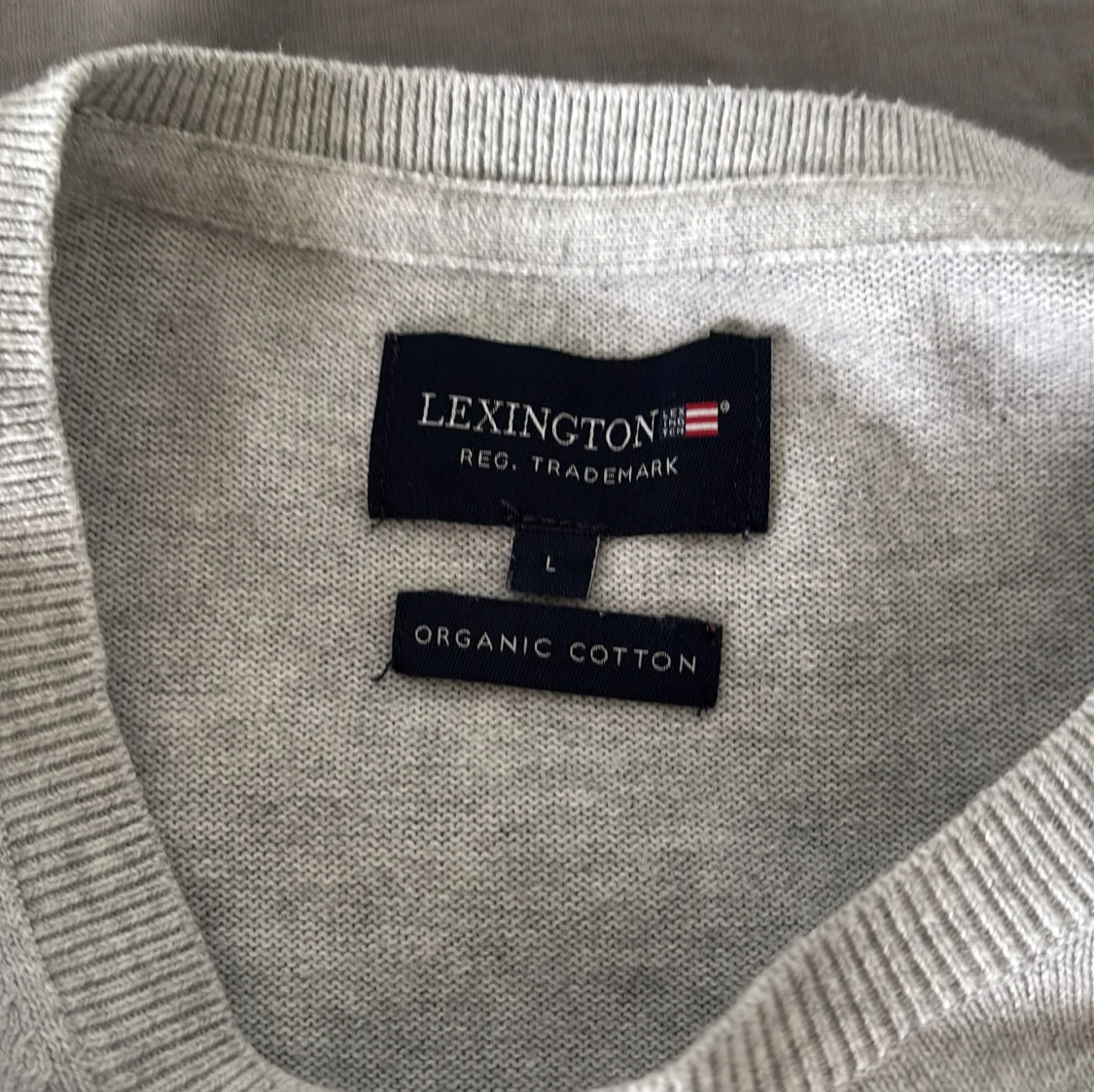 Grå bomullströja från Lexington - 1