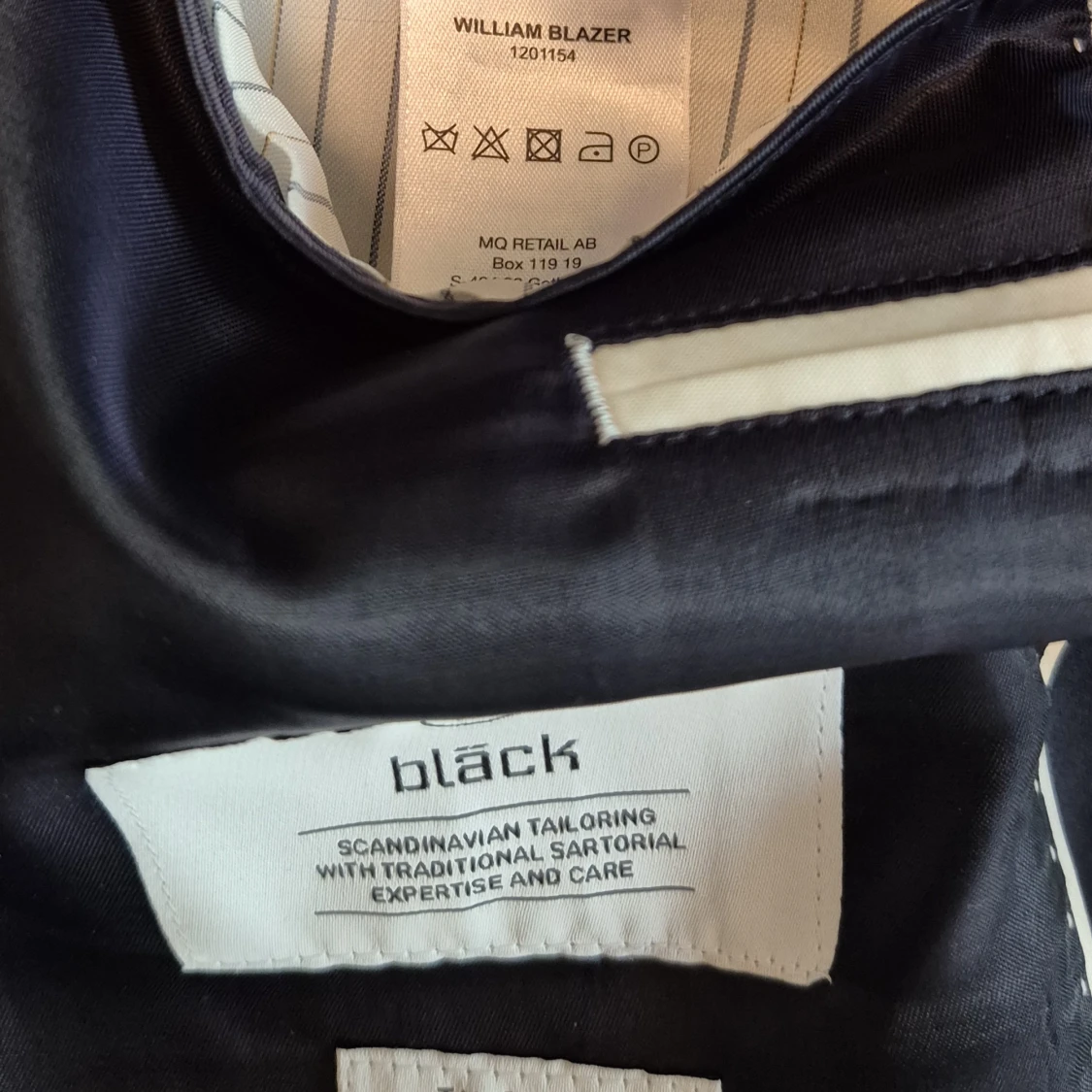 Blå kostym från Bläck Tailored Fit - 4