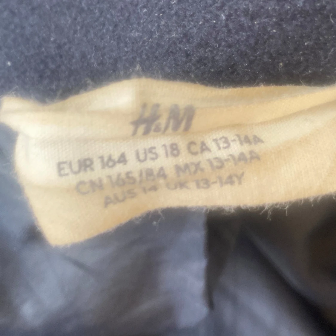 Mörkblå jacka från H&M, storlek 164 - 1