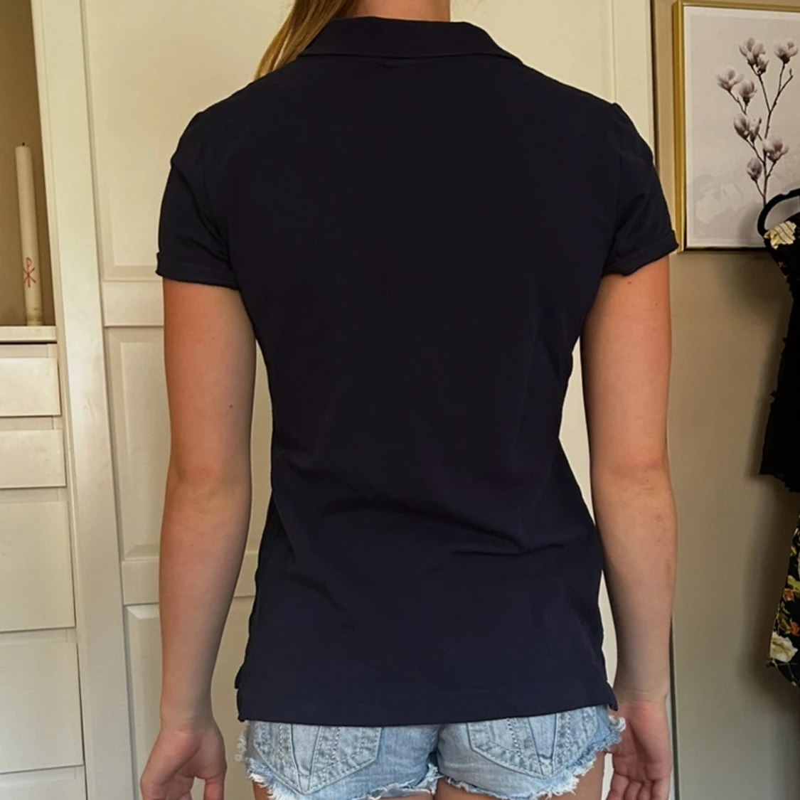 Mörkblå piké från H&M