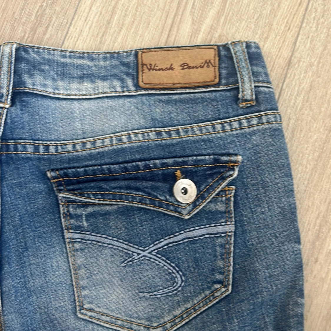 lowrise denim jeans - 4