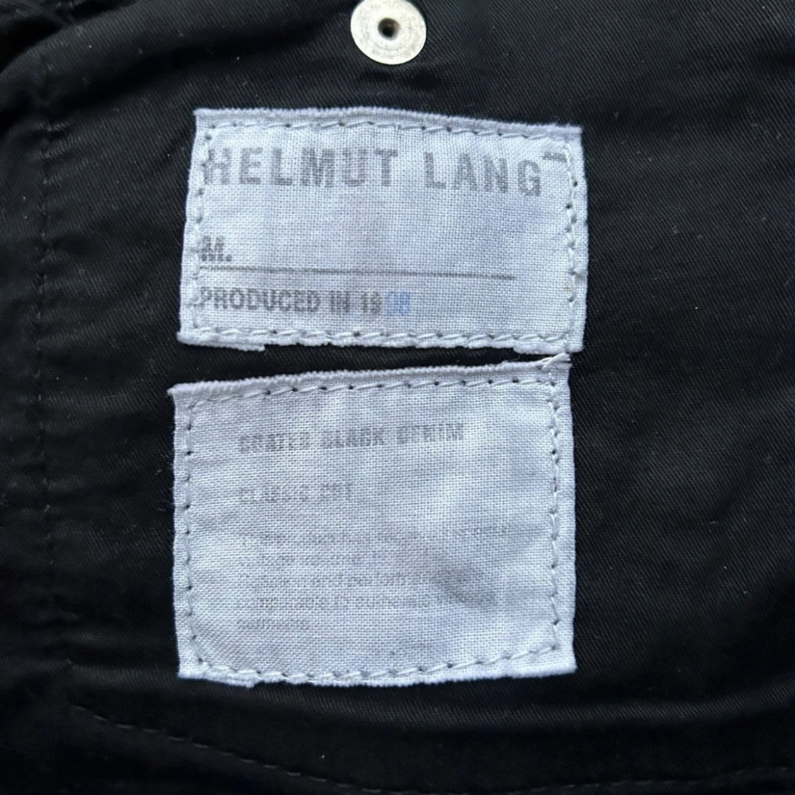 Helmut Lang 1998 coated denim - 2