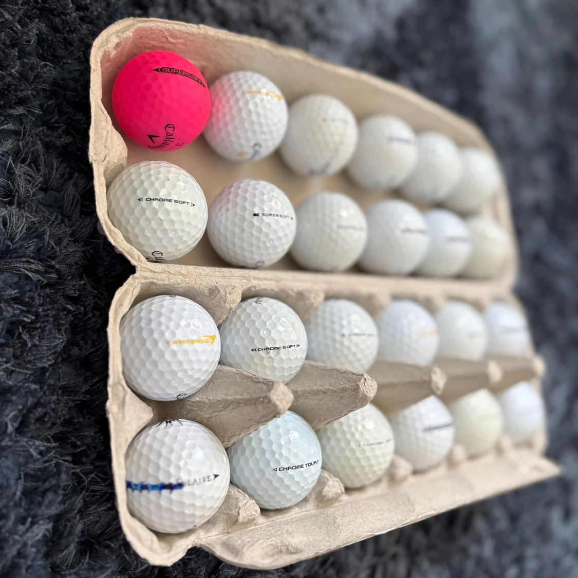 24 st Callaway bollar mix, 10 kr per boll - 2