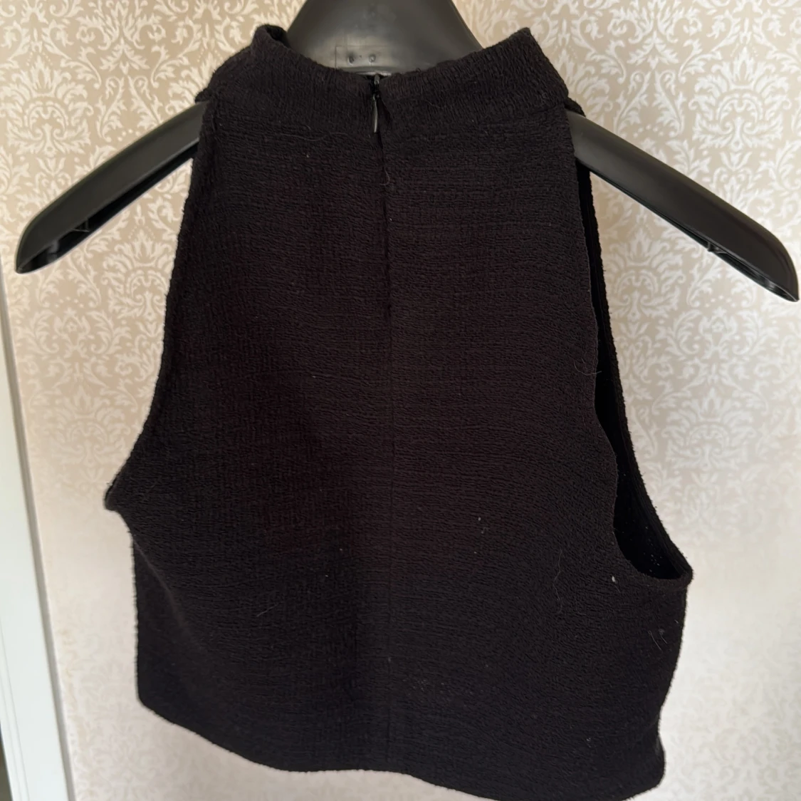 Svart stickad topp - 1