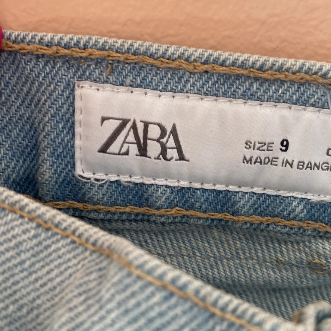 Ljusblå jeansshorts från Zara - 2