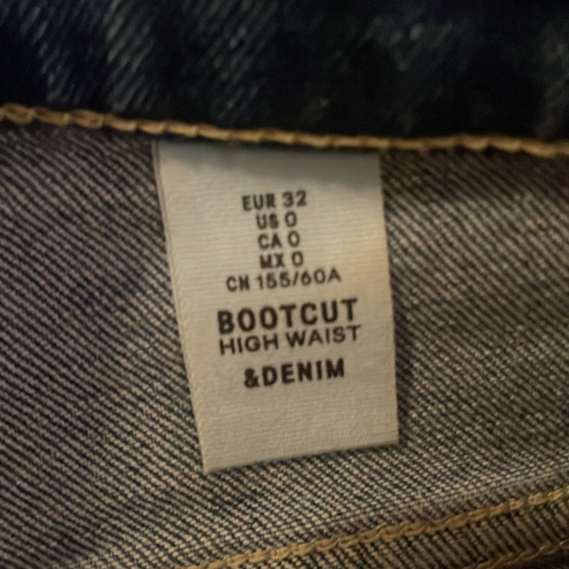 Blå bootcut jeans - 1