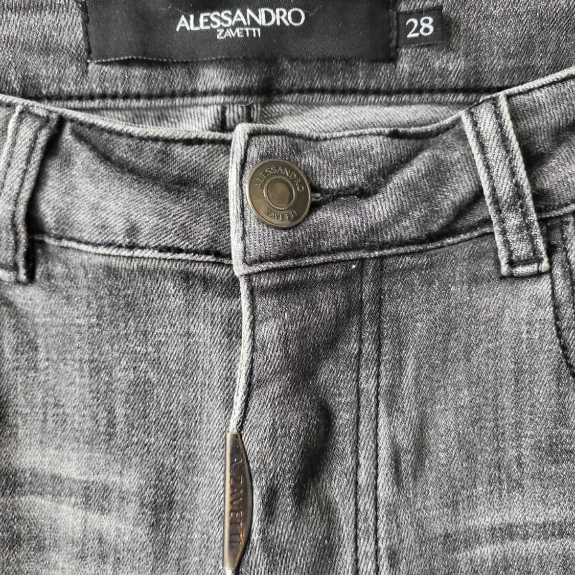  Alessandro Zavetti jeans gråa - 2