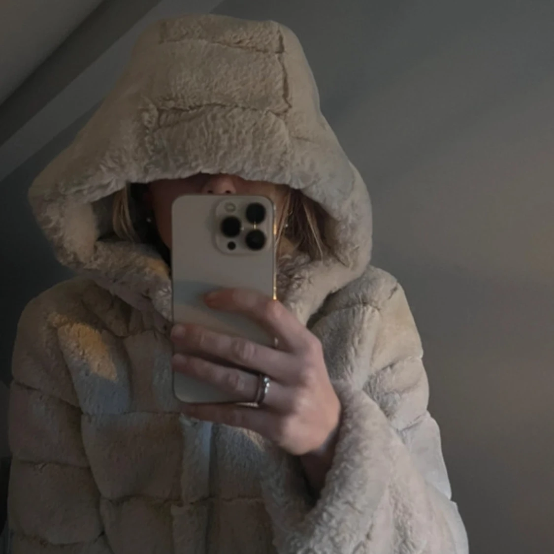 Beige teddyjacka från Samsøe Samsøe - 1