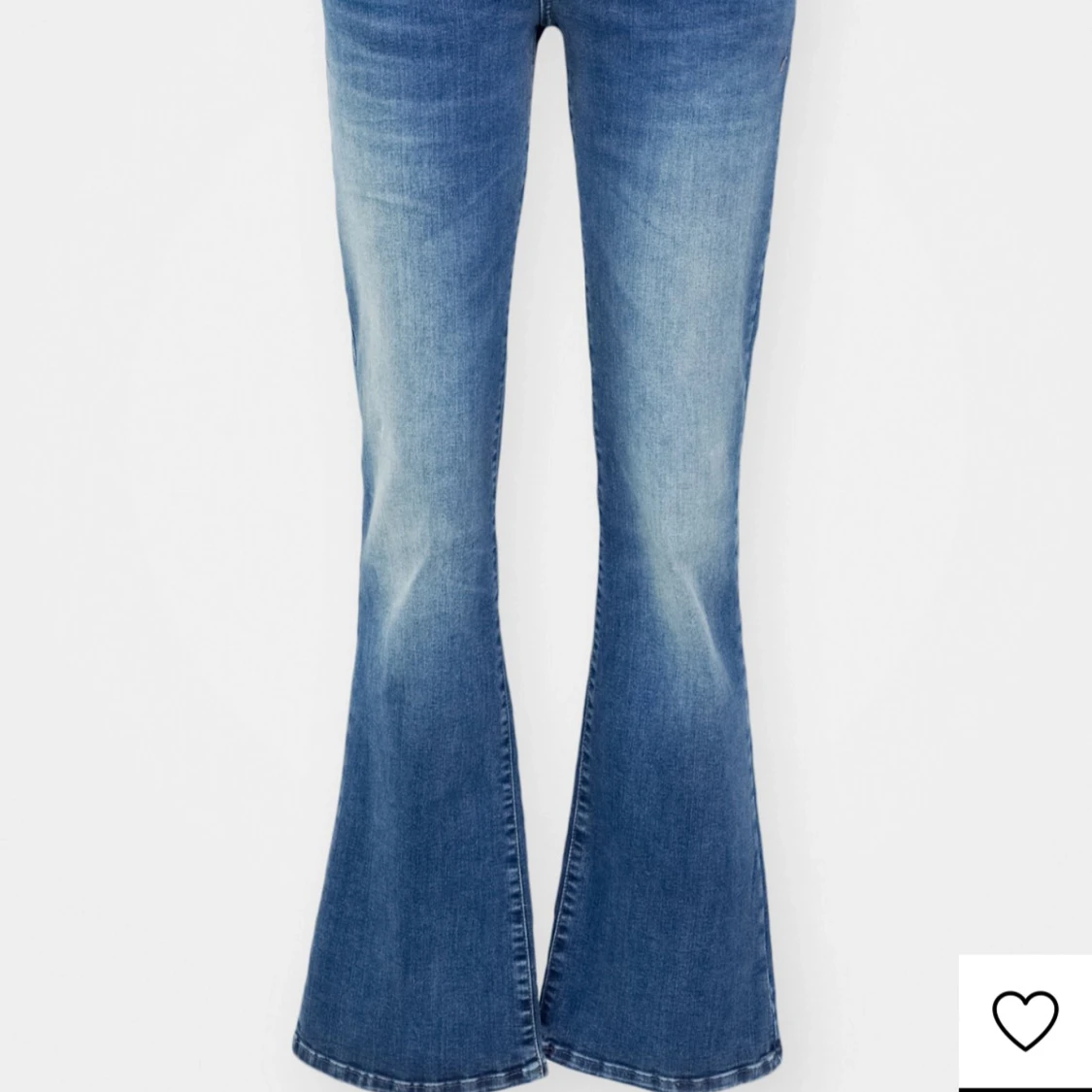 Blå bootcut jeans - 1