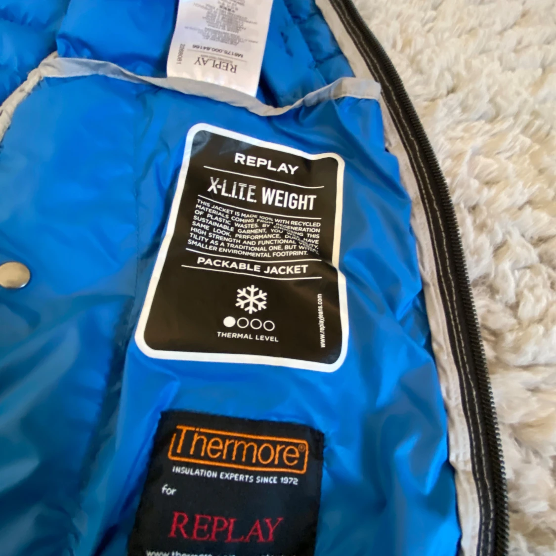 Ljusgrå dunväst från Replay - 4