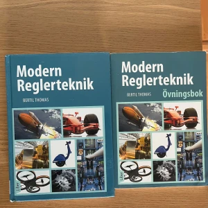 Modern reglerteknik + övningsbok - Modern reglerteknik 665kr:  Upplaga: 5e upplagan Utgiven: 2016 ISBN: 9789147112128 Sidor: 522 st Förlag: Liber Format: Inbunden Språk: Svenska  Modern reglerteknik övningsbok 269kr:  Upplaga: 5e upplagan Utgiven: 2017 ISBN: 9789147113293 Sidor: 205 st Förlag: Liber Format: Häftad Språk: Svenska  Båda böckerna för 934kr. 